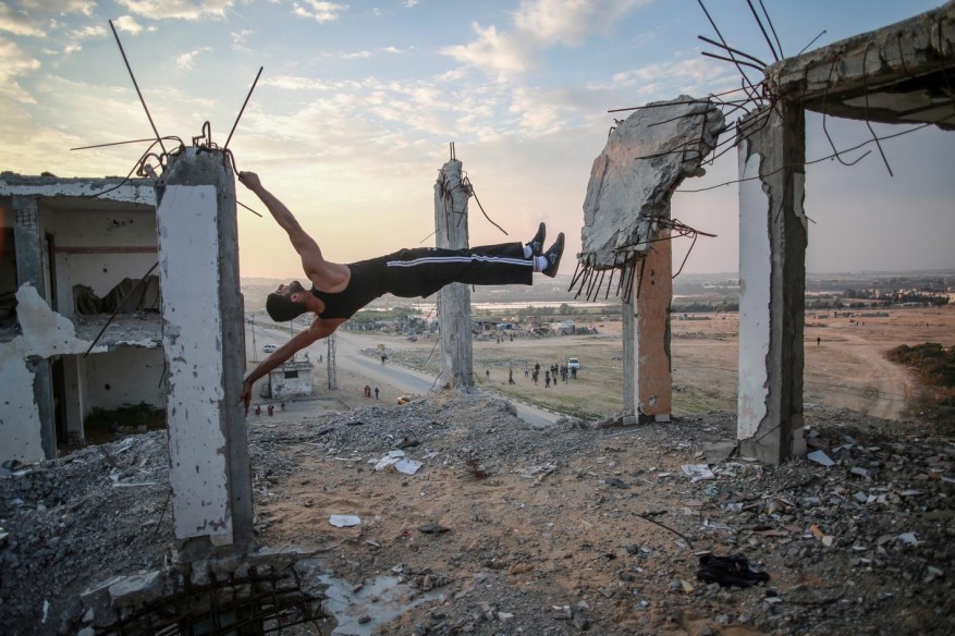 Hosam Salem-Young Photographer-workout street sport at Gaza